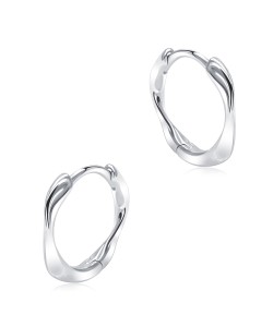 Silver Hoop Earring HO-2604